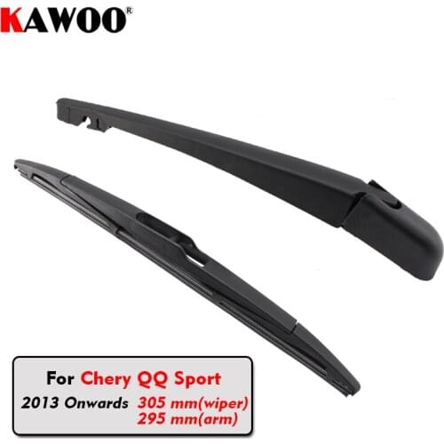 KAWOO Car Rear Wiper Blades Back Window Wipers Arm For Chery QQ Sport Hatchback (2013-) 305mm Auto Windscreen Blade Accessories
