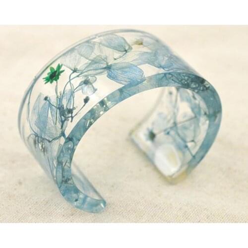 Silicone Crystal Bracelet Bangle Jewelry Mould Dried Flower Ornament Mold Silicone Material