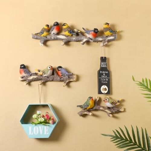 Modern Resin Wall Hook Wall Hanging Murals Ornaments Door Key Storage Rack Wall Sticker Crafts Porch Coat Hanger Accessories
