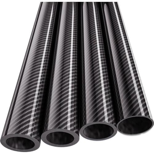 1 PCS Length 1000MM Carbon Fiber Tube Pipe 100CM Diameter 4mm 5mm 6mm 7mm 8mm 9mm For RC Model Airplane Drone Accessories