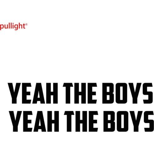 2x YEAH THE BOYS Funny Car Stickers Decal Sticker Best Gifts Vinyl Decor Decals