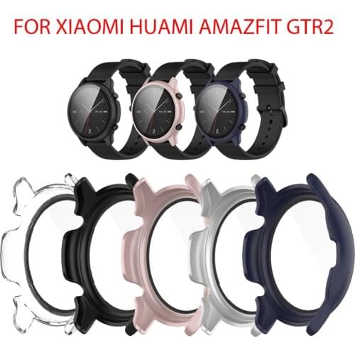 PC Screen Protector Case Cover for Xiaomi Huami Amazfit GTR 2 2e gtr2 Smart Watch Shell Full Cover Plating Protection Cases
