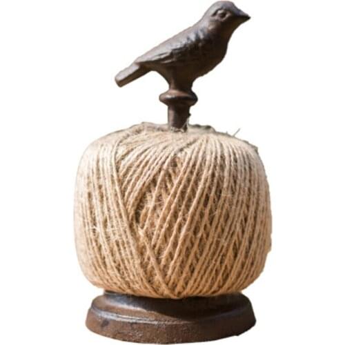 Iron Sewing Machine Rope Winder Figurines American Country Window Display Props Decoration Ornaments Retro Nostalgia