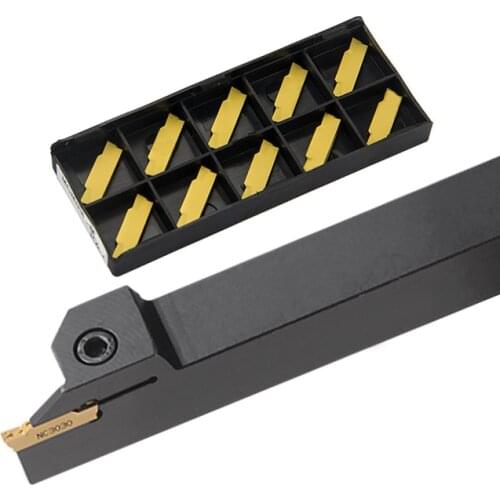 1PC MGEHR1212-1.5/2/3 Grooving Tool Holder 10pc MGMN Carbide Insert MGEHR cnc Straight Shank External Turning Tool Lathe Bar