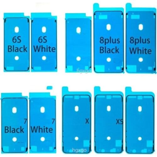 100pcs Waterproof Sticker For iPhone 6S 7 8 Plus 7G 8G X XS MAX XSM XR LCD Display Frame Bezel Seal Tape Glue 3M Adhesive Repair