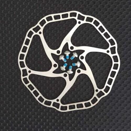 75g/pc Ultra-light Bicycle Hydraulic Disc brake Rotors MTB bike Road Racing Bike Brake Disc Rotor 160mm 44mm 6 bolts