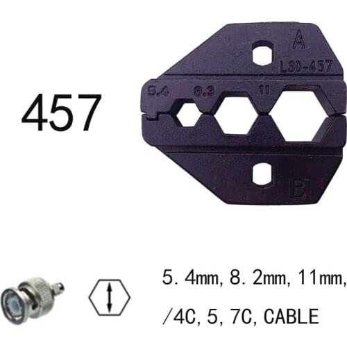 A457 A-457 Die Sets for LS-457 HS-457 FSE-457 AM-10 AM-30 EM-6B1 EM-6B2 crimping pliers Crimping machine one set tool