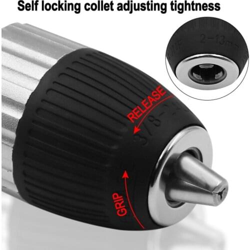 Power Tools Accessories Keyless Drill Chuck Screwdriver Impact Driver Adaptor 1/4 '' Hex Shank Drill Bit Tools Convertor Adapter