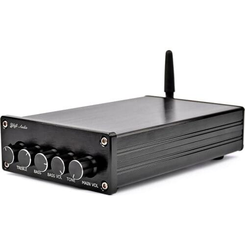 Bluetooth 4.2 Subwoofer Audio Amplifier 100W Hifi Stereo Tpa3116 Digital 2.1 Channel Desktop Power Amplifier Amp 50Wx2