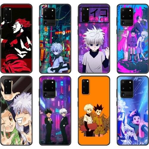 Black tpu Case For Samsung galaxy S20 /S20 PLUS/S20 ultra/S20+ /S20FE back cover Anime Hunter x Hunters