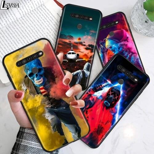 Cool Graffiti for LG G8 G8S G8X V30 V35 V40 V50 V60 ThinQ Q60 K40 K50 K51 K61 K71 K92 K62 Soft Black Phone Case