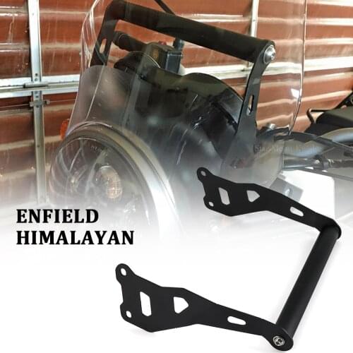 Motorcycle GPS SMART PHONE Windshield Navigation GPS Plate Bracket Adapt Holder For ROYAL ENFIELD HIMALAYAN 2016 - 2021