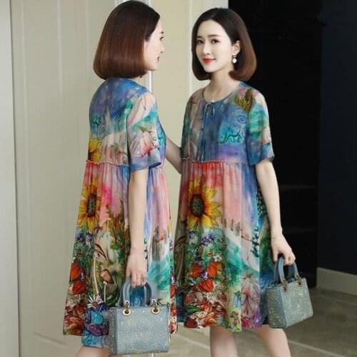 MVJT DAIR Summer Short Sleeve Dresses