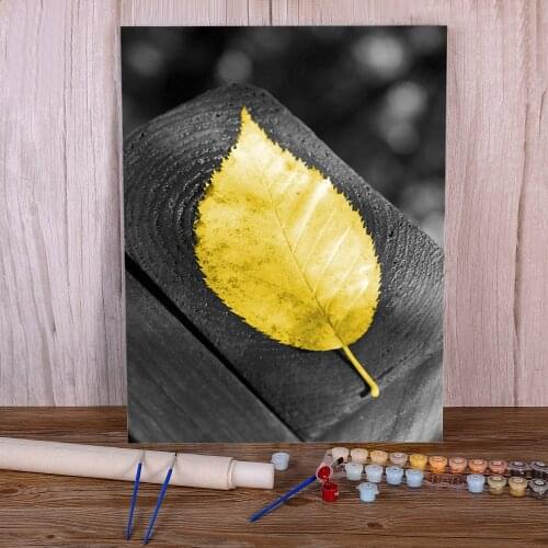 Black And White Landscape DIY Paint By Numbers Kit Oil Paints 50*70 Picture By Numbers Photo Paintings Crafts For Adults Art