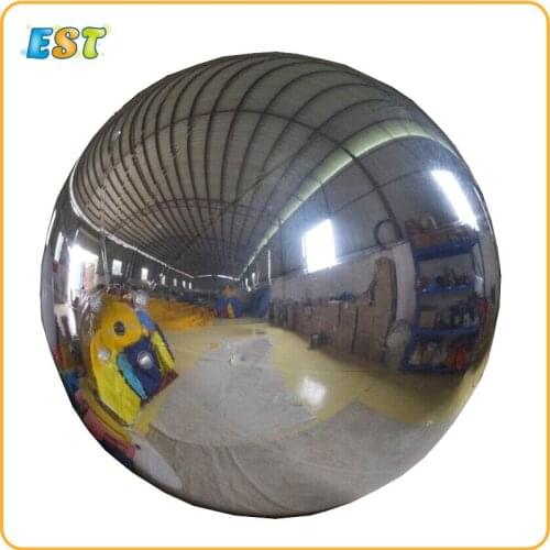 Inflatable Mirror Ball Shopping Mall Hotel Lobby Hanging Decoration Wedding Christmas Mirror Arch Mirror Ball Pvc Sphere Globe