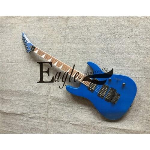 Eagle. Butterfly electric guitar custom shop Jackson 24-pint sky-blue 6-string double-shake electric guitar available in stock