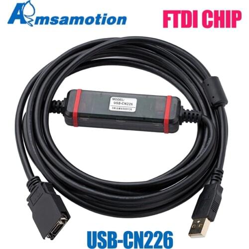 Suitable for Omron CS/CJ/CQM1H/CPM2C PLC programming Cable USB-CN226+ Data Download Line