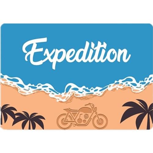 S40539# Self-adhesive Decal Expedition Car Sticker Waterproof Auto Decors on Bumper Rear Window