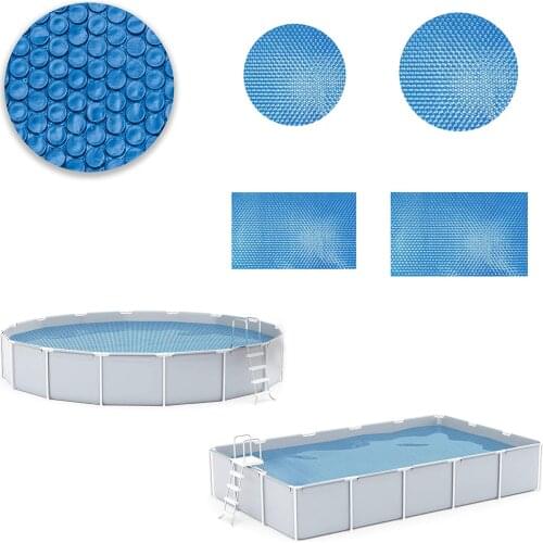 Solar Tarpaulin Swimming Pool Sunblock Uv Protection Cover Pe Bubble Insulation Film Dust-proof Anti-uv Cover Dropshipping