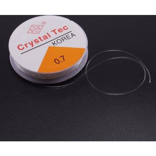 0.5-1.0MM/Roll Plastic Crystal DIY Beading Stretch Cords Elastic Line For Jewelry Making Bracelet&Necklace Supply String Thread