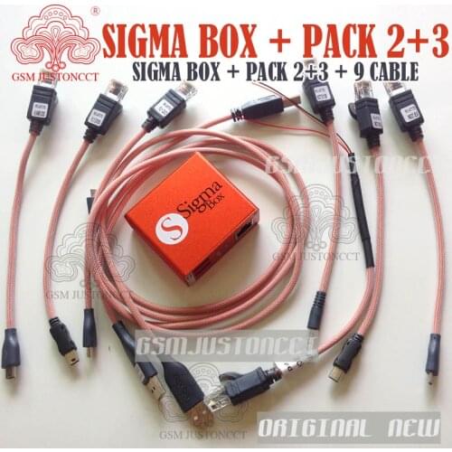 The Newest Sigma Box SIGMA BOX with Cable Set + Sigma Pack 2, 3 Activations for MTK-based Motorola Alcatel Huawei ZTE Lenovo