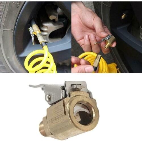 1PC 8MM Car Air Pump Nozzle Adapter Truck Tire Inflator Valve Connector Head Clip Prevent Air Leaks Cycling Accessories
