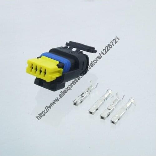 100Kits/lot 4Pin 211PC042S8021 automotive waterproof Electrical Connector Sicma Mini-Sealed Connectors for Oxygen sensor plug