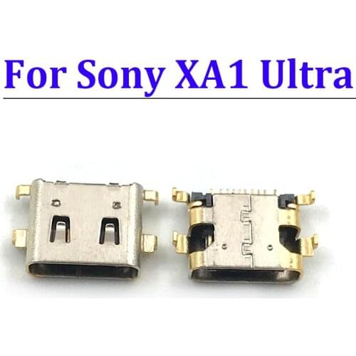 100Pcs/Lots USB Jack Charging Socket Charger Port Plug Dock Connector For Sony Xperia XA1 Ultra G3212 G3223 G3226 G3221