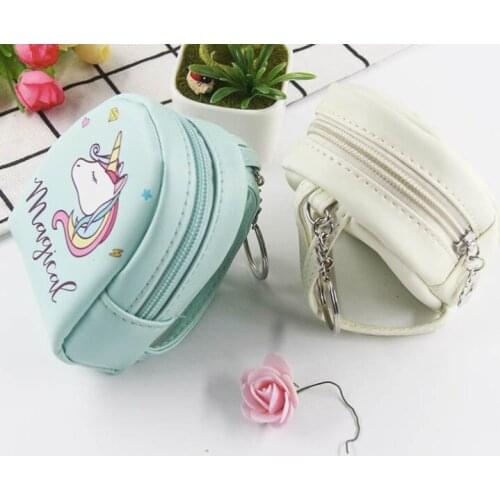 24pcs new cute cartoon girls leather coin purse wholesale birthday party favors back to school items