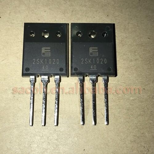 5Pcs 2SK1020 K1020 or 2SK1019 K1019 TO-3PL 30A 500V N-CHANNEL SILICON POWER MOSFET