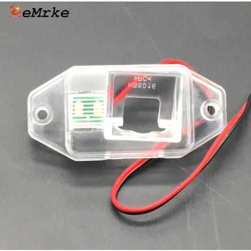 EEMRKE DIY Car Camera Bracket Replacement License Number Plate Lights Housing for Toyota FJ Cruiser GSJ15W 2006-2017