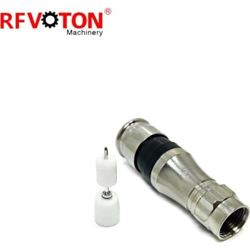 Free shipping 5pcs waterproof f compression connector for RG11 cable