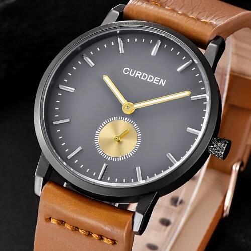 Brand CURDDEN Original Couple Watches Men Minimalist Casual Quartz Relogio Masculino Feminino Designer Wristwatch Women Clock