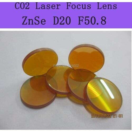 Freeshipping HQ Co2 Laser Lens 20mm Diameter 50.8/2" Focus Length For Laser Engraver and Cutting Machine