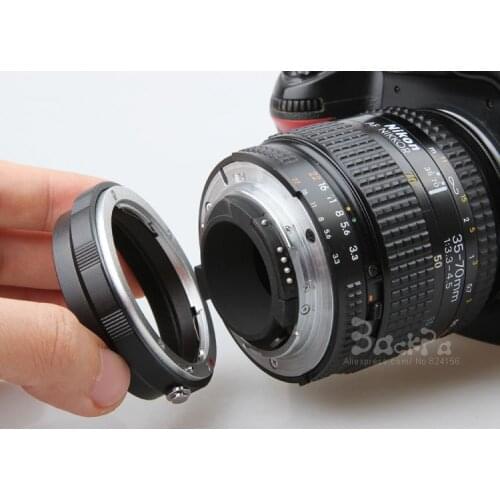 Macro Lens Reverse Adapter Protection Ring AI 52mm Thread Mount For Nikon D3100 D3300 D3400 D5500 D5600 D7200 D7100 DSLR Camera