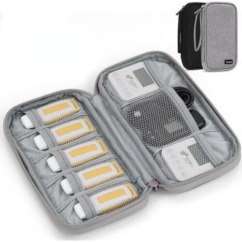 Mini USB Flash Drive Earphone Cable Case Universial Protable Digital Storge Bag U Disk Travel Case Memory Card Organizer