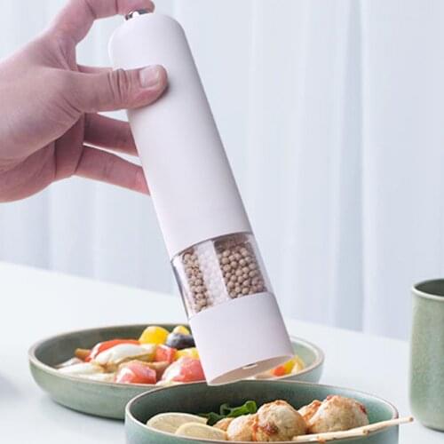 Salt Pepper Grinder Set Electric Spice Flour Mill Grinder Adjustable Coarseness kitchen BBQ Tools Seasoning Tools Pepper Mill