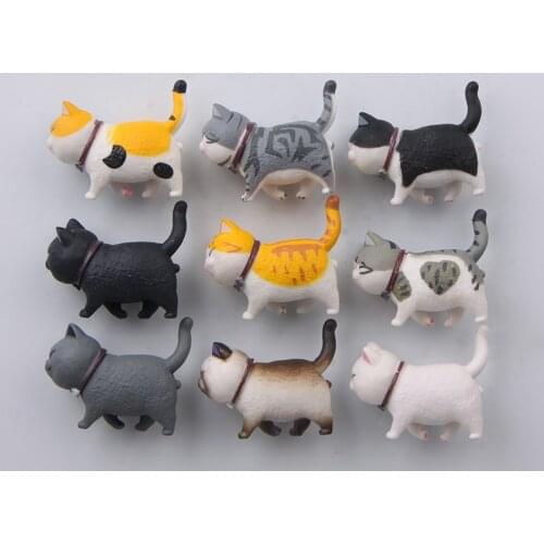 ZOCDOU 1 Piece Cute Japanese Cat Kitty Fridge Magnets Decoration Blackboard Food Sticker Cartoon Paster Home Car Door Ornament