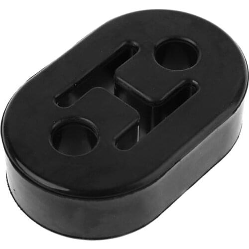 2021 New 2x Heavy Duty Exhaust Hanger Bushing Support 2 Holes Bracket Rubber Mount