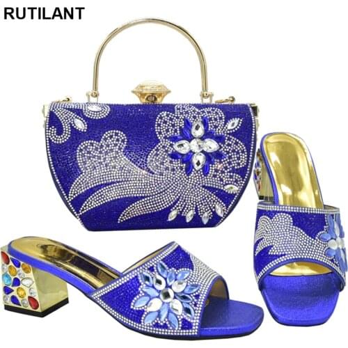 Shoes for Wedding Women Open Toe Pumps Ladies Shoes and Sandals Matching Shoes and Bag Set 2021 Fashion Women Heels for Women