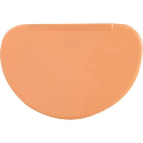 Orange Soft Flexible Plastic Dough Cream Scraper Cake Spatula Pastry Butter Cutter Baking Cake Pastry Tools for Bread Making