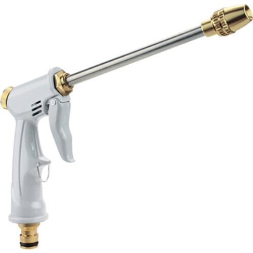 High Pressure Stainless Steel Water Spray Gun Car Washer Labor-Saving 360 Rotatable Spray Head Water Gun Garden Cleaner Tool
