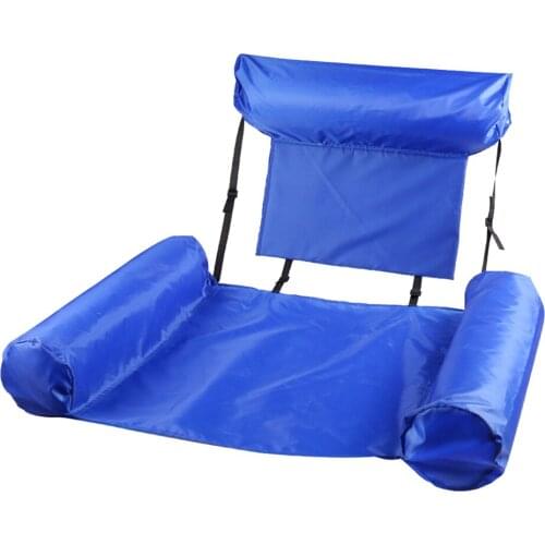 PVC Water Hammock Recliner Swimming Pool Inflatable Mat Floating Sleeping Bed Foldable Summer Outdooor Mat Cushion pool chair