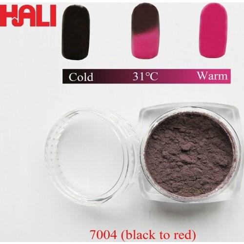 Sell color to color thermochromic pigment,thermochromic powder,hot active powder,31C black to red,1 lot=10gram,free shipping