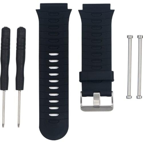 P82F Replacement Silicone Watch Band Wrist Strap And Tool for Garmin Forerunner 920XT