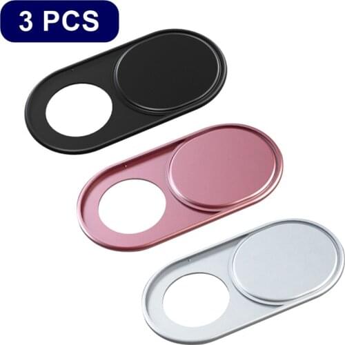 Tongdaytech Ultra Thin WebCam Cover Shutter Magnet Slider Metal Camera Cover For Phone Laptop Macbook Lens Privacy Sticker