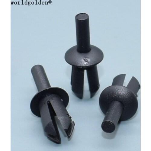 Worldgolden 100pcs auto fasteners Bumper Air Van / Rocker Panel Seat Retaining Clip for VW N-038-501-2