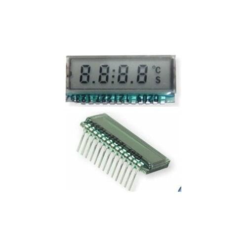 13PIN TN Positive 4-Digits Segment LCD Panel No Backlight