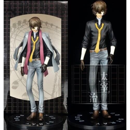 26cm Dazai Osamu Figure Bungo Stray Dogs Figure Model Toy Gift for Christmas