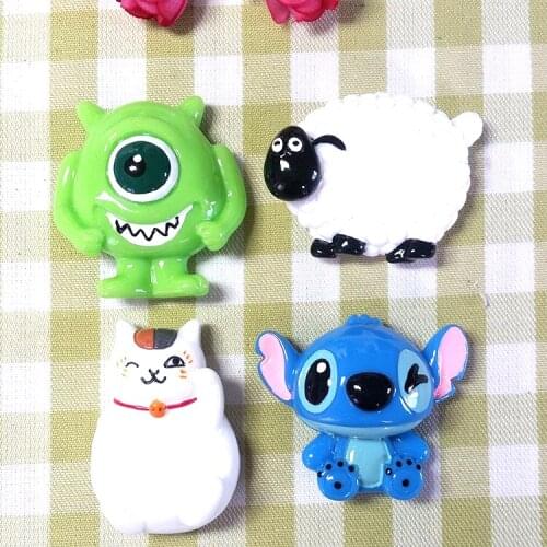 5 pieces/ lot) Creative cartoon character resin refrigerator